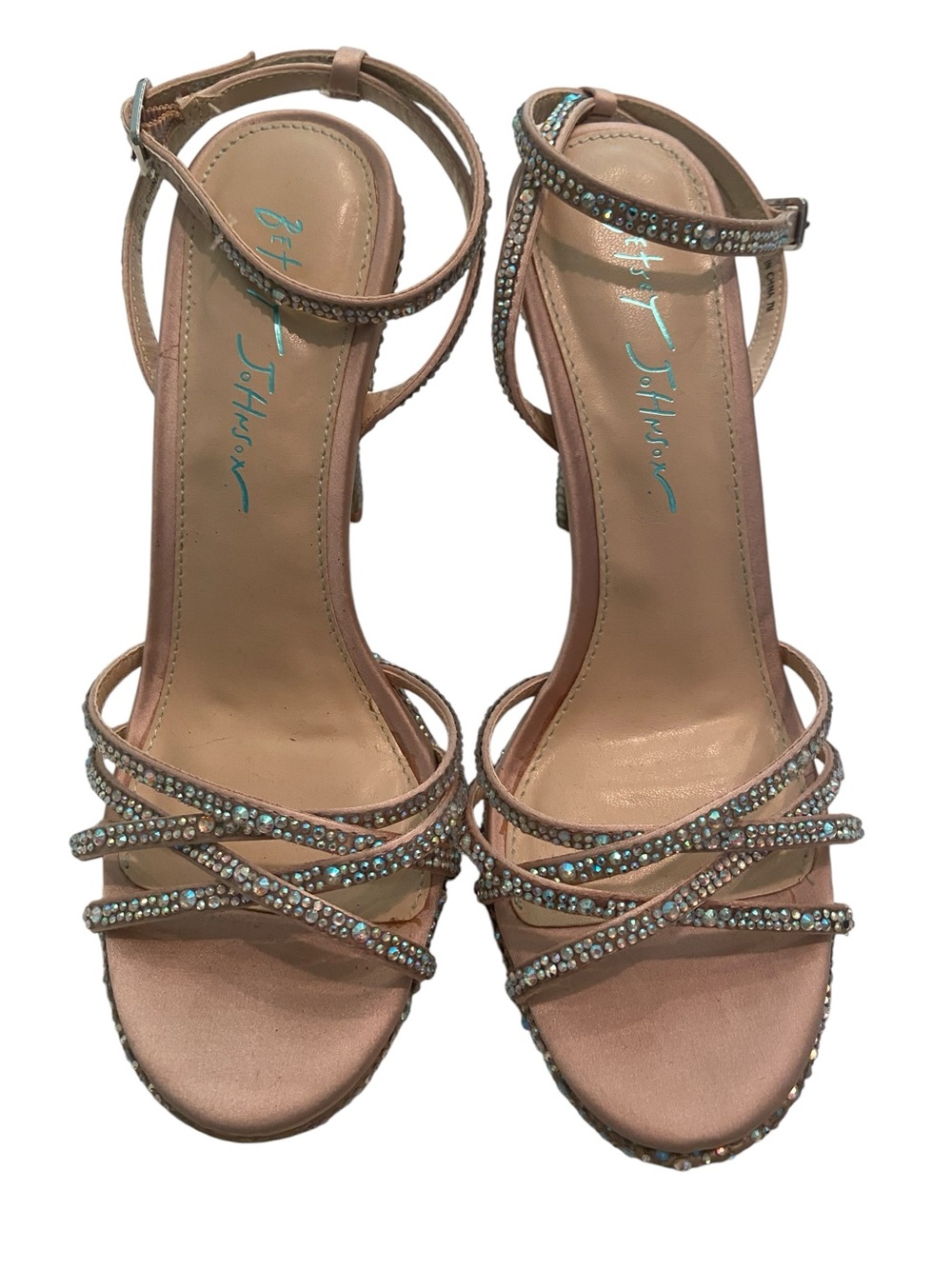 BETSEY JOHNSON SB- ADDE JEWELED PLATFORM HEEL SIZE 7